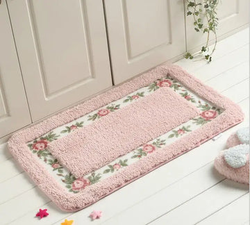 Pastoral Floor Carpet for Living Room, Bedroom Carpet, Area Rug, Anti-slip Floor Mat, Bathroom Carpet, Kitchen Mat, Home Textile